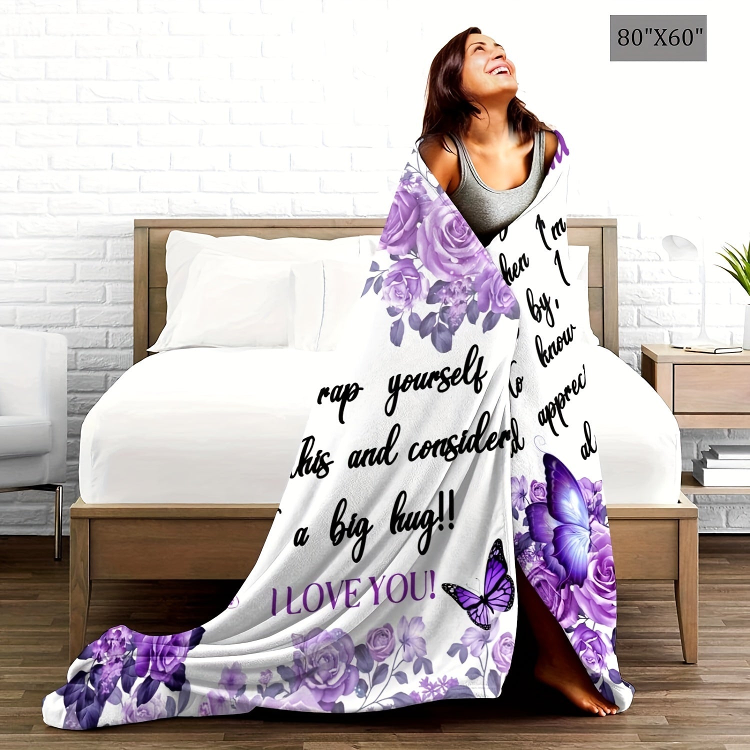 Soft Warm Throw Blanket For Sister