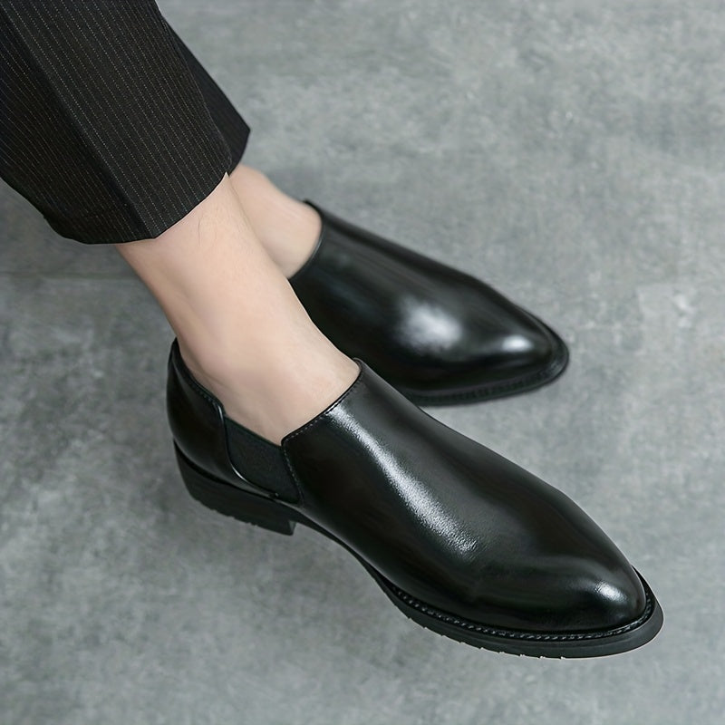 Men's Leather Slip On Formal Shoes for Business