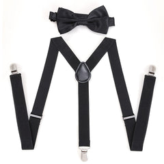 Men's 1inch Wide Plain Suspenders Overall
