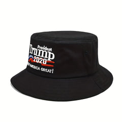 Letter Embroidery Bucket Hat Hip Hop Basin Hat Casual Sunscreen Unisex