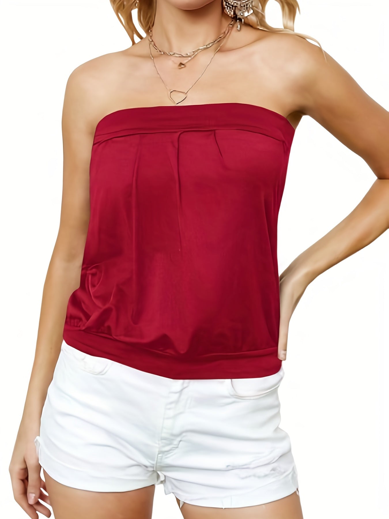 Sexy Backless Tube Top for Women