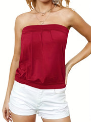 Sexy Backless Tube Top for Women