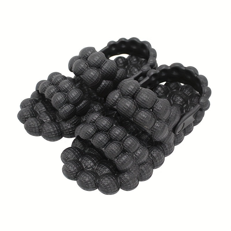Women's Double Band Bubble Sandals Open Toe Outdoor Slide Shoes