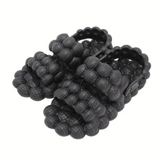 Women's Double Band Bubble Sandals Open Toe Outdoor Slide Shoes