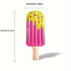 Ice Pop Inflatable Water Float Beach Mattress