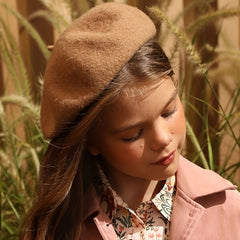 Girls Beret Hat Decorative Hair Accessories For Autumn And Winter