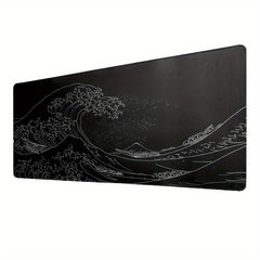 Japan Sea Wave Large Mouse Pad Extended