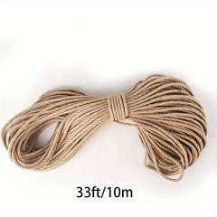 6mm Jute Rope Cat Scratching Post Tree Replacement & DIY Decoration