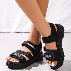 Women's Casual Sports Sandals Comfortable Open Toe Outdoor Slippers Soft Bottom