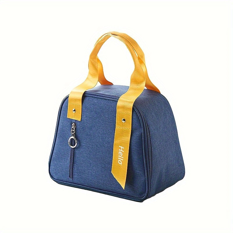 Large Capacity Insulated Lunch Bag Waterproof Bento Box Carrier