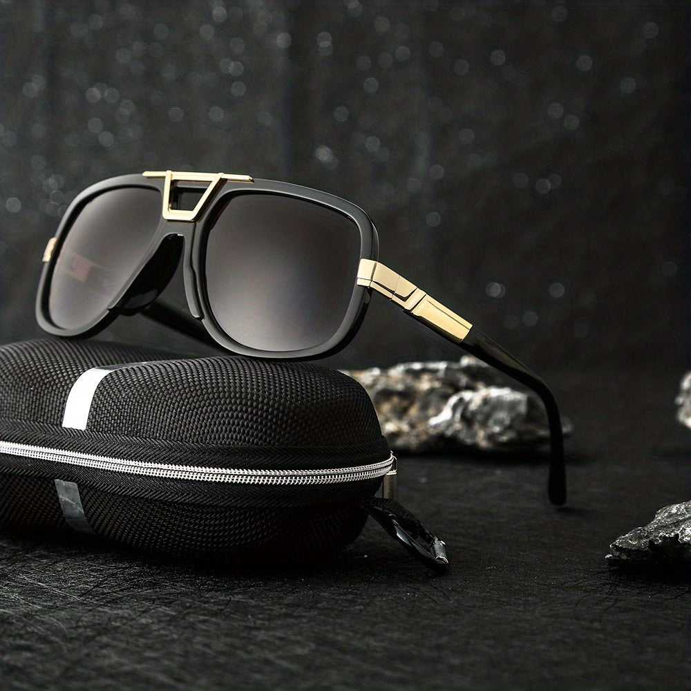 Square Frame Sunglasses Steampunk UV Protection