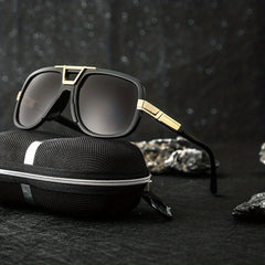 Square Frame Sunglasses Steampunk UV Protection