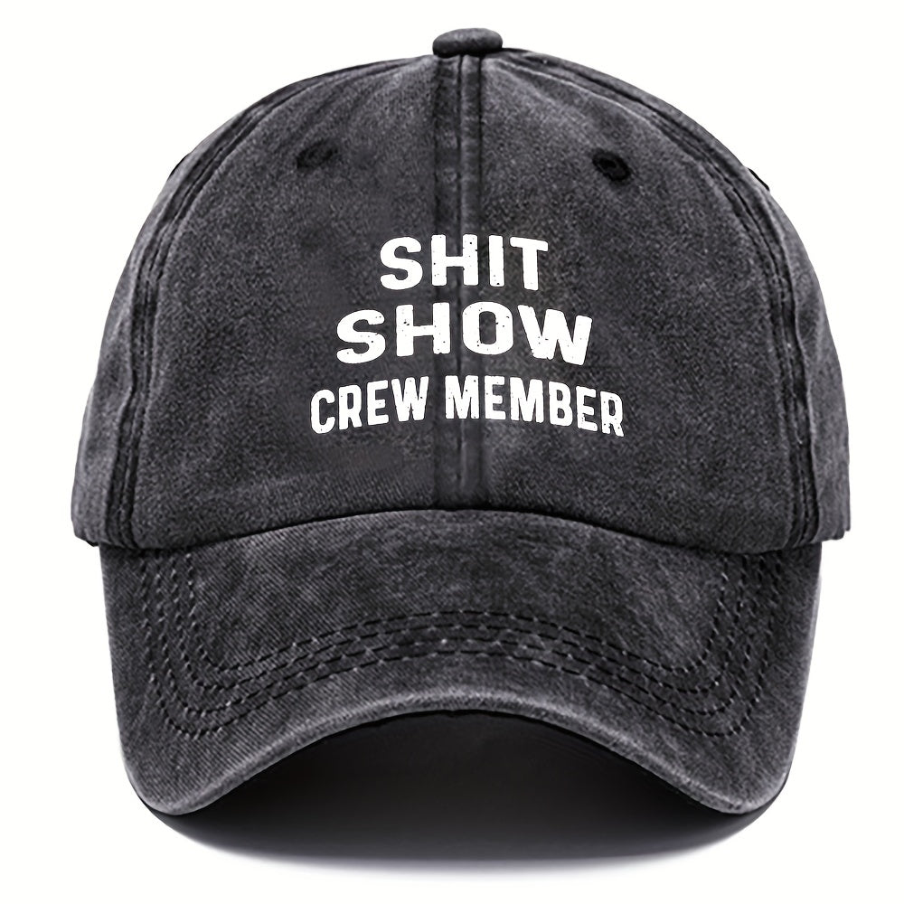 Washed Cotton Baseball Cap Sun Protection Hat For Men And Women