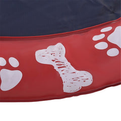 Pet Splash Sprinkler Pad for Dogs & Cats, Paw Print Design