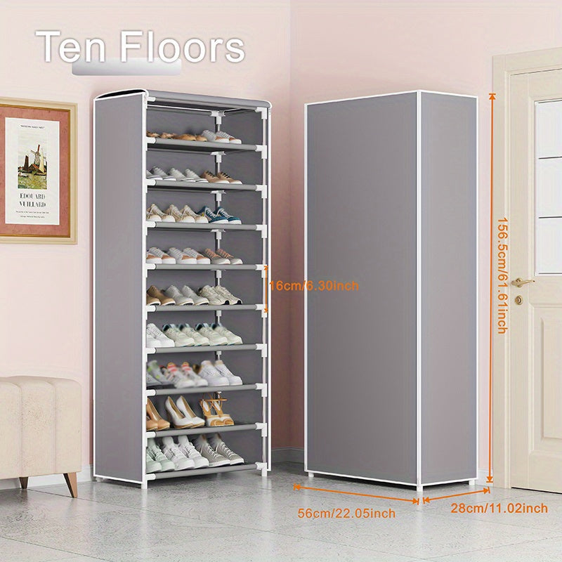 1pc Dustproof Shoe Rack Storage for Living Room Bedroom