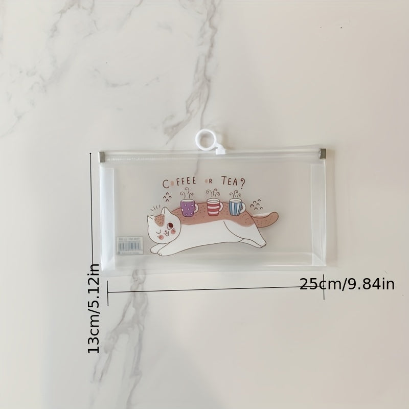 Colorful Dinosaur PP Plastic Ring Binding Bag