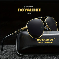 RoyalHot Polarized Oval Frame Sunglasses Driving Sun Glasses