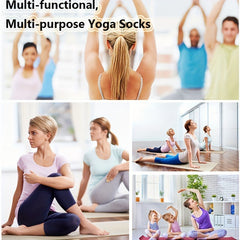 Breathable Anti Slip Yoga Socks for Women Five Finger Sports Casual Wear