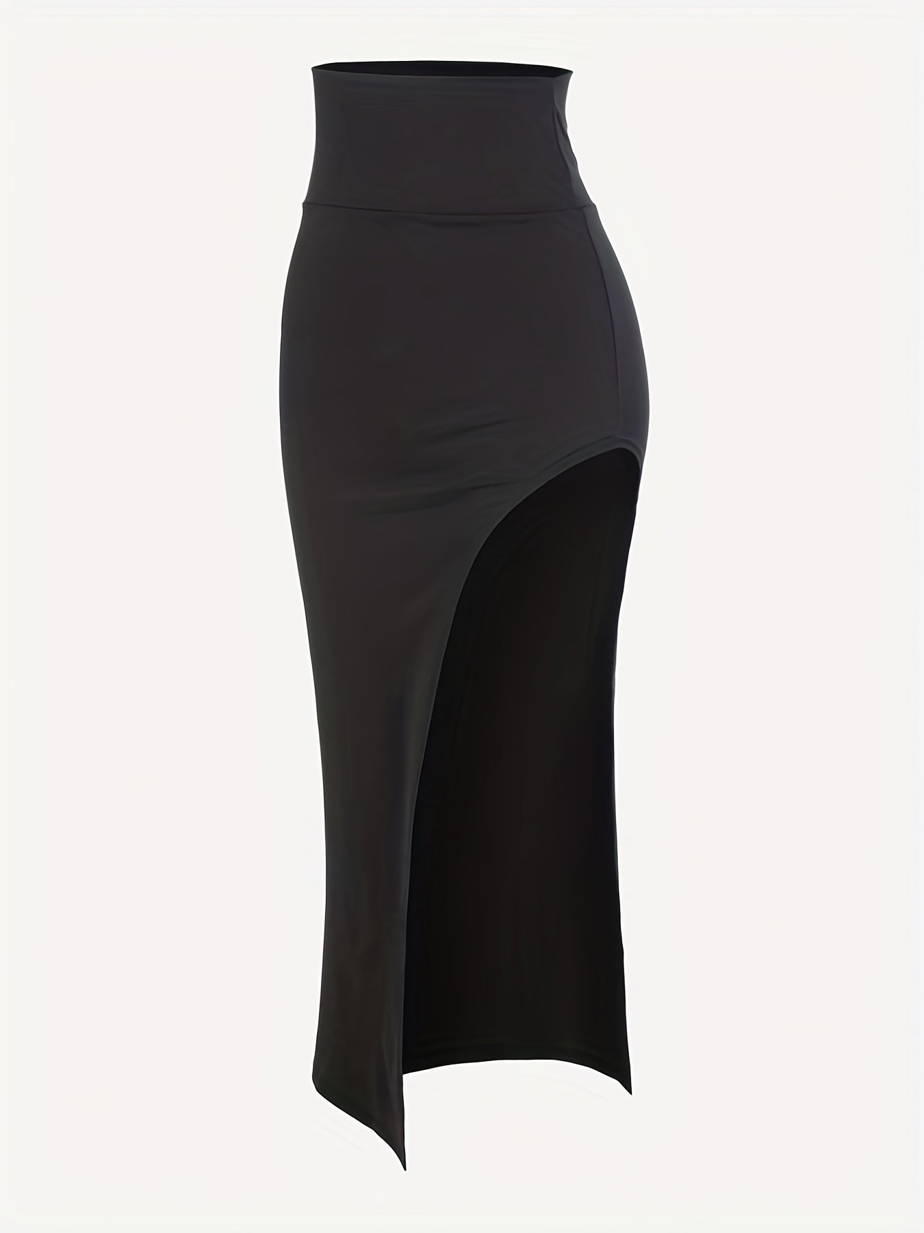 Side Slit Maxi Skirt for Cocktail Party Bar Women's Clothing