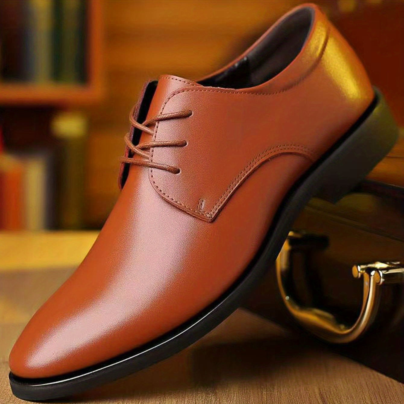 Men's Lace Up Dress Shoes Non Slip Formal Shoes