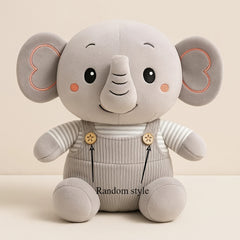 Elephant Plush Toy Doll Overalls Elephant Doll Gift Activity Gift