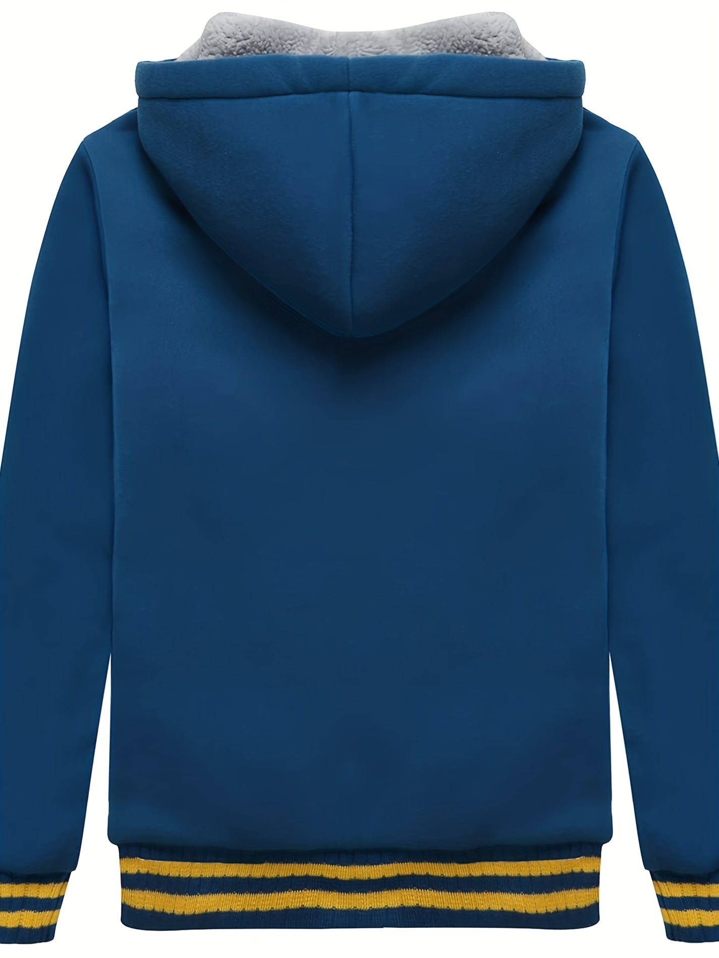 Boys Sherpa Lined Hoodie Fleece Sweatshirt Full Zip Hooded Jacket