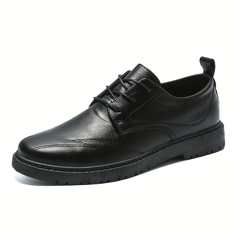 Men's Derby Lace-up Dress Shoes for Office Business Formal Events