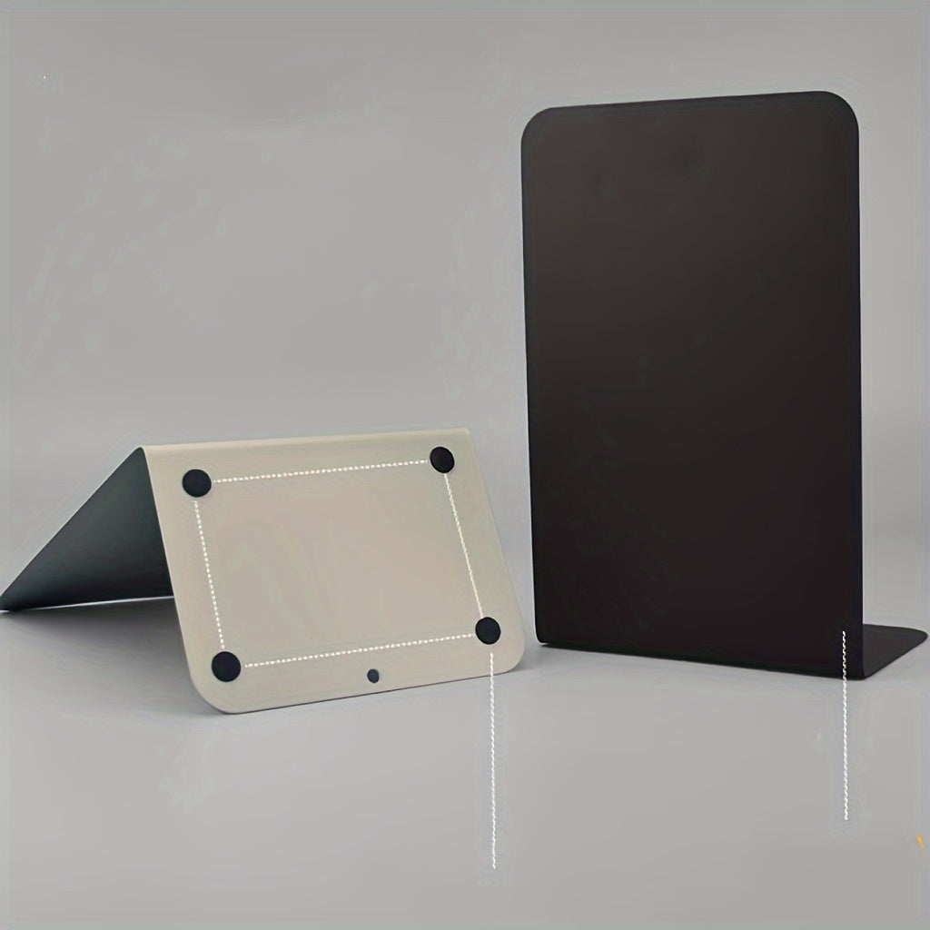 Metal Bookshelf Minimalist Large Book Clip Book Support Book Stop Student Use