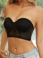Strapless Bandeau Bra Comfy Push Up Everyday Bra Women's Lingerie