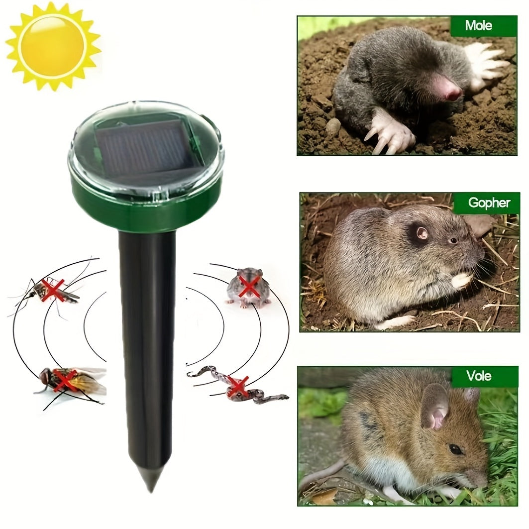 Solar Ultrasonic Mousetrap Snake Repellent Pest Control