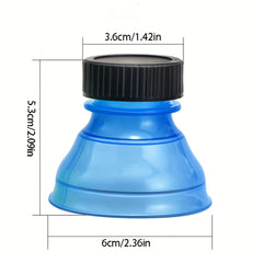 6 Pcs Reusable Snap On Pop Can Bottle Caps - Soda Drink Lids