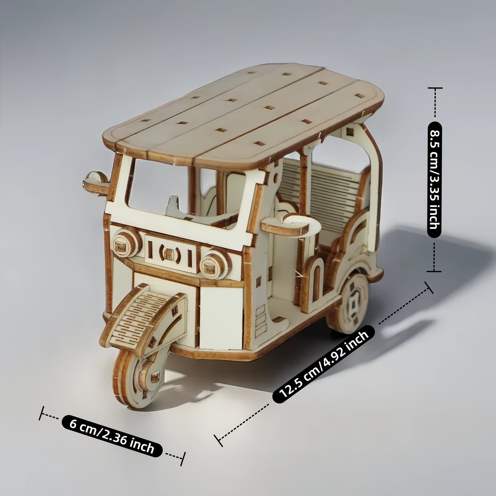 DIY Motorcycle Model Kit 3D Wooden Puzzle Building Blocks Toy