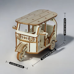 DIY Motorcycle Model Kit 3D Wooden Puzzle Building Blocks Toy
