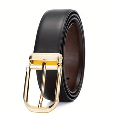 Men's PU Leather Business Belt for Jeans Pants