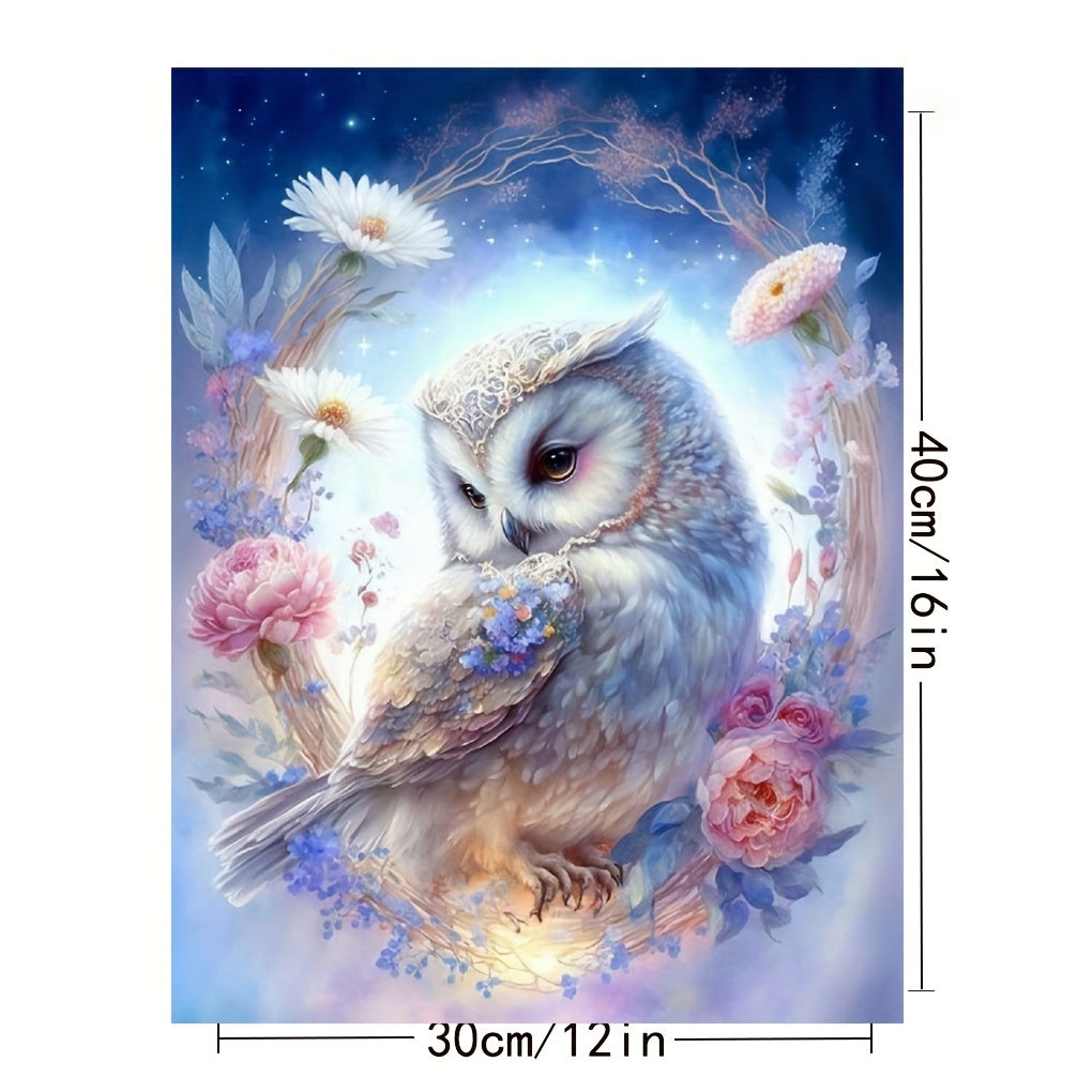 Owl Animal Diamond Painting Kit Round Drill DIY Home Decor
