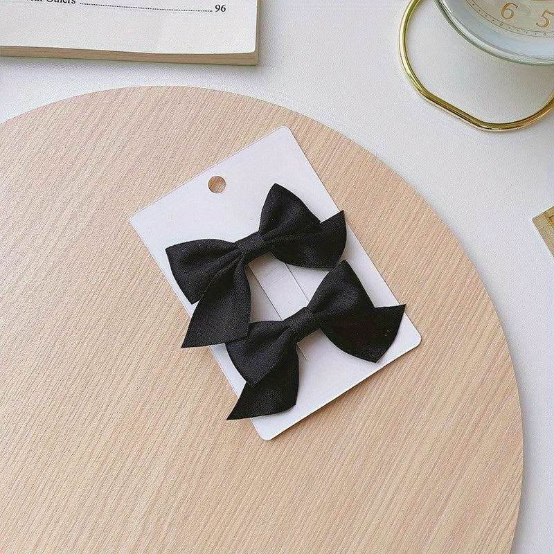 Cartoon Bow Hair Clips Decorative Hair Accessories Holiday Gift