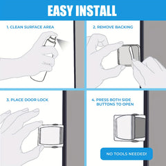 Baby Safety Lock Moving Door Lock Baby Fall Prevention