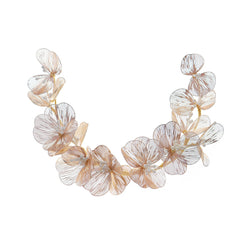 Golden Leaf Pearl Headband Vintage Baroque Hair Piece