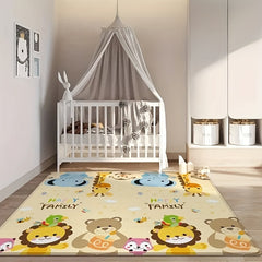 Double Sided Cartoon Patterned Playmat for Tots