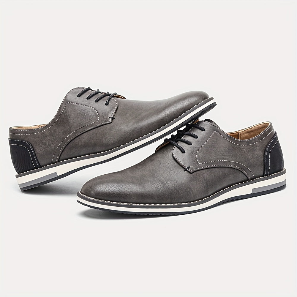 Men's Oxford Shoes Lace up Dress Shoes For Business Wedding
