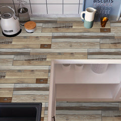 Grey Wood Flooring Peel & Stick Tiles 15 x 88, Waterproof, Easy Install