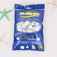 Compressed Towels Disposable Portable Face Towel Mini Tablets Cotton Coin Tissue