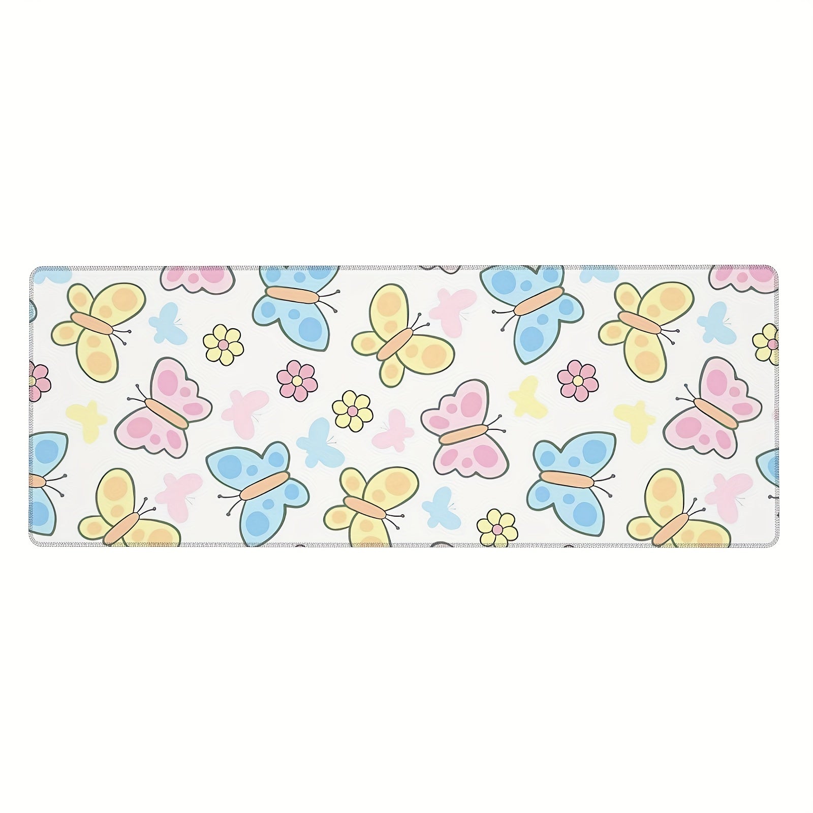 Butterfly Gaming Mouse Pad 80x30cm Waterproof Keyboard Mouse Mat Desk Pad