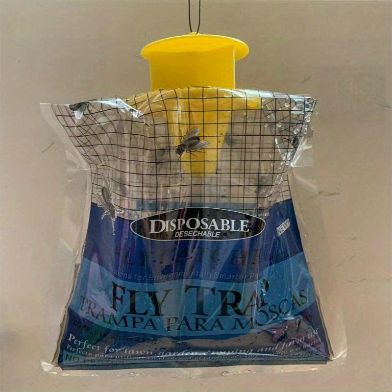 1pc Disposable Fly Trap Attracts Major Fly Species for Indoor/Outdoor