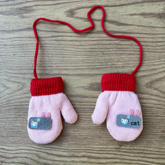 Kids Winter Knitted Gloves Warm Baby Gloves