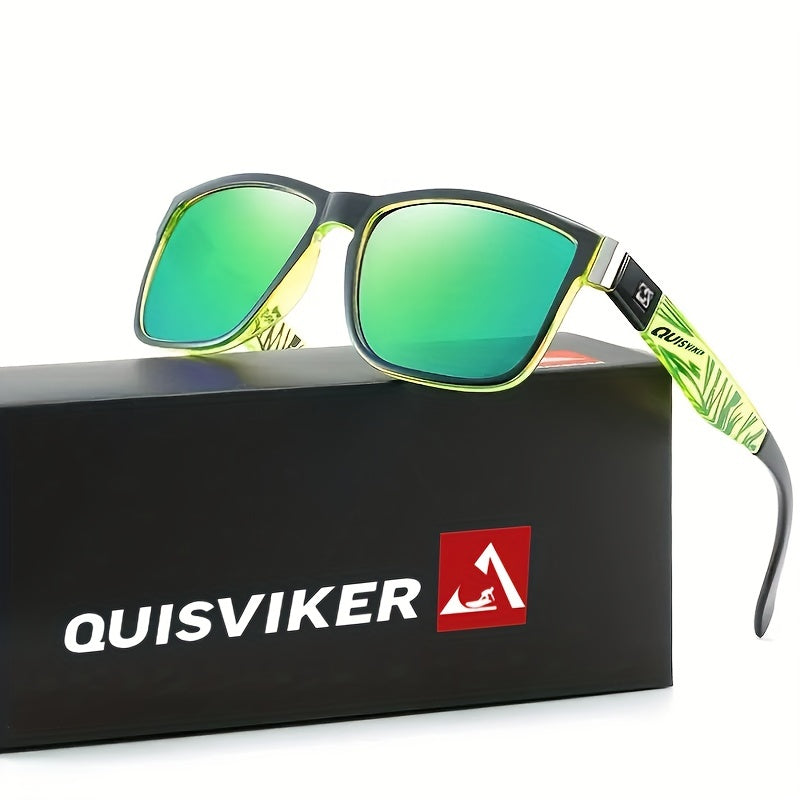 Men's Square Frame Sunglasses Vintage Stylish PC Eyewear UV Protection