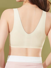 Colorblock Everyday Bra Comfortable Elastic No Underwire Intimates Bra