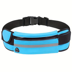 Waterproof Fanny Pack with Bottle Holder for Outdoor Fitness