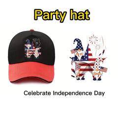 Red American Flag Sports Cap Outdoor Activities Hat