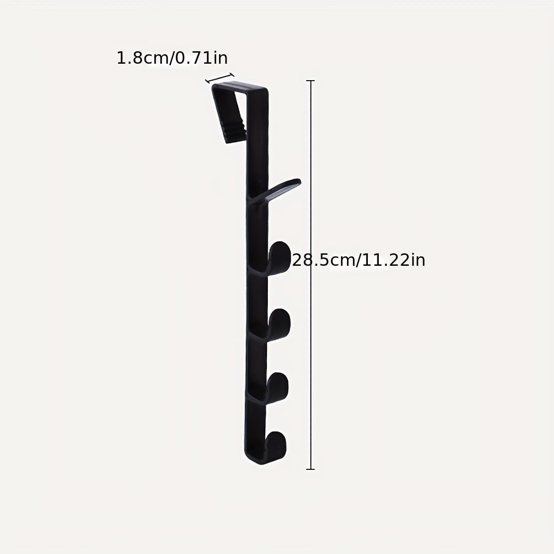 2pcs Clothes Hanger Coat Hook Door Back Hook Hanging Clothes Hanger
